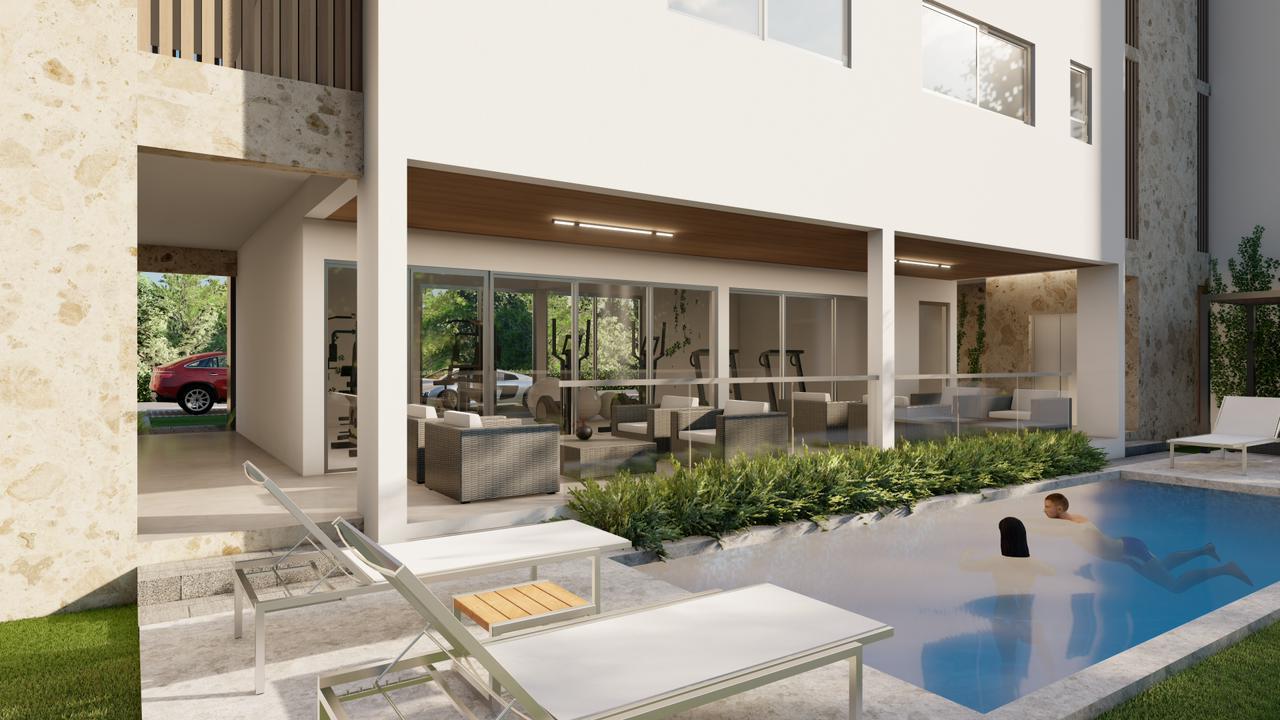 Área social exterior del proyecto